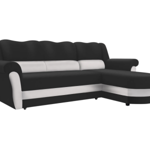 Narożnik Bruno Prawy Soft 11 Czerń + Soft 17 Biel 937648