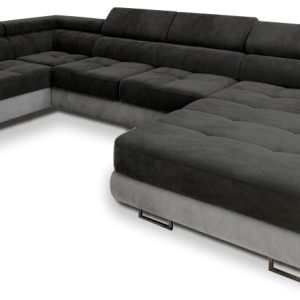NAROŻNIK CASONE L-S z funkcją spania Czarny 650467 NAROŻNIK CASONE L-S z funkcją spania Czarny 650467