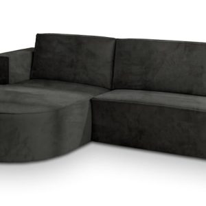 NAROŻNIK CORTIO M L-S z funkcją spania Czarny 649554