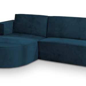 NAROŻNIK CORTIO M L-S z funkcją spania Niebieski 649551