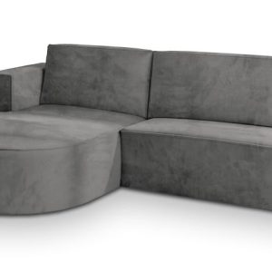 NAROŻNIK CORTIO M L-S z funkcją spania Szary 649594