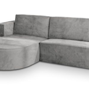NAROŻNIK CORTIO M L-S z funkcją spania Szary 649585