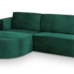 NAROŻNIK CORTIO M L-S z funkcją spania Zielony 649579