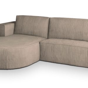 NAROŻNIK CORTIO P L-S z funkcją spania Beżowy 649572