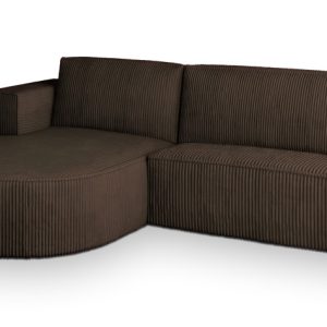 NAROŻNIK CORTIO P L-S z funkcją spania Brązowy 649559