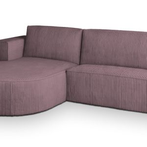 NAROŻNIK CORTIO P L-S z funkcją spania Fioletowy 649568