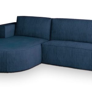 NAROŻNIK CORTIO P L-S z funkcją spania Niebieski 649569