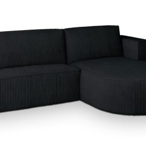 NAROŻNIK CORTIO P R-S z funkcją spania Czarny 649570 NAROŻNIK CORTIO P R-S z funkcją spania Czarny 649570