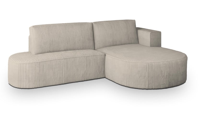 NAROŻNIK CORTIO P R-S z funkcją spania ecru 649549