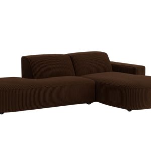 Narożnik Cursal Atelier, tkanina Poso, Brązowy, Prawy 798673 Narożnik Cursal Atelier, tkanina Poso, Brązowy, Prawy 798673