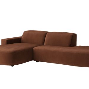Narożnik Cursal Atelier, tkanina Salvador, Ciemnobrązowy, Lewy 797879 Narożnik Cursal Atelier, tkanina Salvador, Ciemnobrązowy, Lewy 797879