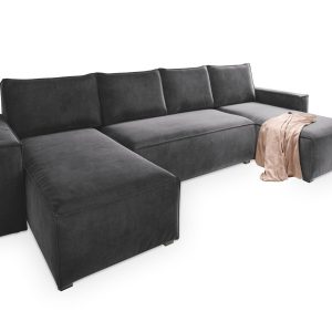 NAROŻNIK DENI z funkcją spania Szary 254365 NAROŻNIK DENI z funkcją spania Szary 254365