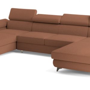 Narożnik DETTI z funkcją spania Miedziany 804383