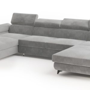 Narożnik DETTI z funkcją spania Szary 771556 Narożnik DETTI z funkcją spania Szary 771556