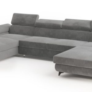 Narożnik DETTI z funkcją spania Szary 771476 Narożnik DETTI z funkcją spania Szary 771476