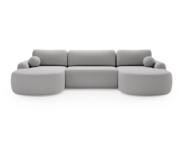 Narożnik do dużego salonu OLIO Szary 678258