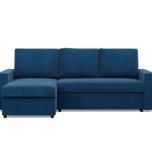 Narożnik do salonu, BLOM, sztruks, 231x140x92 cm, granatowy | TYLETEGOTU 773522 Narożnik do salonu, BLOM, sztruks, 231x140x92 cm, granatowy | TYLETEGOTU 773522