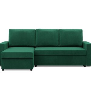 Narożnik do salonu, BLOM, velvet, 231x140x92 cm, zieleń | TYLETEGOTU 773615 Narożnik do salonu, BLOM, velvet, 231x140x92 cm, zieleń | TYLETEGOTU 773615