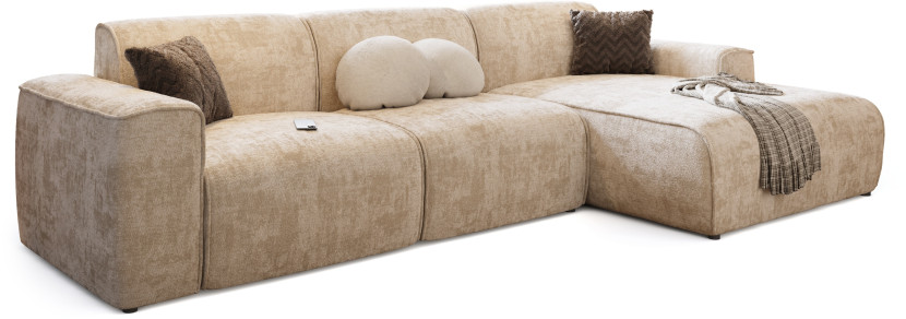 Narożnik do salonu modułowy DONU prawostronny 1036153
