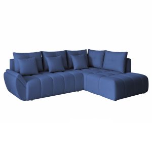 Narożnik DOLCE narożnik tapicerowany z funkcją spania – Granatowy 966597