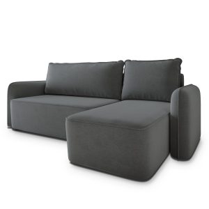 Narożnik DOLVER CL z funkcją spania Szary 993988