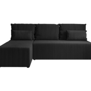 Narożnik DOMINO L FIT POSO rozkładany z funkcją spania Czarny 858747 Narożnik DOMINO L FIT POSO rozkładany z funkcją spania Czarny 858747