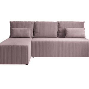 Narożnik DOMINO L FIT POSO rozkładany z funkcją spania Różowy 858731 Narożnik DOMINO L FIT POSO rozkładany z funkcją spania Różowy 858731