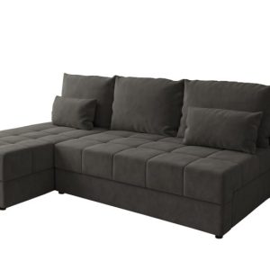 Narożnik DOMINO L FIT rozkładany z funkcją spania Grafitowy 841509 Narożnik DOMINO L FIT rozkładany z funkcją spania Grafitowy 841509
