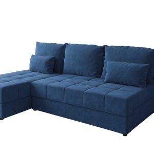 Narożnik DOMINO L FIT rozkładany z funkcją spania Niebieski 841511 Narożnik DOMINO L FIT rozkładany z funkcją spania Niebieski 841511
