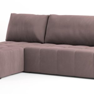 NAROŻNIK DOMIRA z funkcją spania Różowy 649436