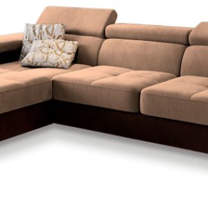 NAROŻNIK ELMA L-S z funkcją spania Beżowy 650095 NAROŻNIK ELMA L-S z funkcją spania Beżowy 650095
