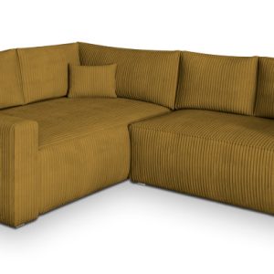 Narożnik ERONIS L-S z funkcją spania Żółty 720461