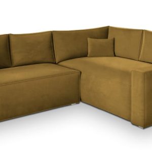 Narożnik ERONIS R-S z funkcją spania Żółty 720375