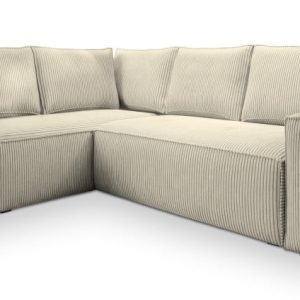 NAROŻNIK ESTANO L-S z funkcją spania ecru 682807