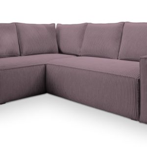 NAROŻNIK ESTANO L-S z funkcją spania Fioletowy 682817