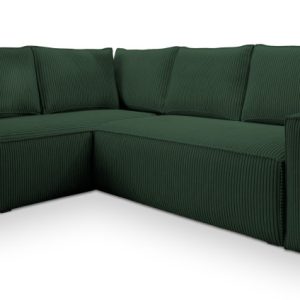 NAROŻNIK ESTANO L-S z funkcją spania Zielony 682808