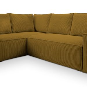 NAROŻNIK ESTANO L-S z funkcją spania Żółty 682784