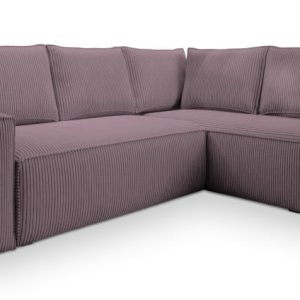 NAROŻNIK ESTANO R-S z funkcją spania Fioletowy 682765