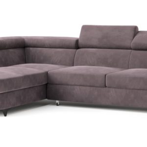 Narożnik FAVIEN L-S z funkcją spania Fioletowy 726069 Narożnik FAVIEN L-S z funkcją spania Fioletowy 726069