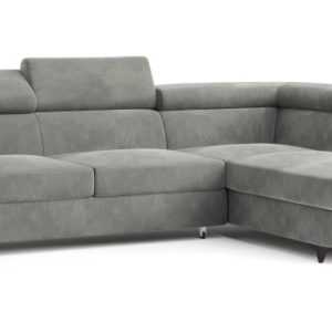 Narożnik FAVIEN R-S z funkcją spania Szary 726066 Narożnik FAVIEN R-S z funkcją spania Szary 726066