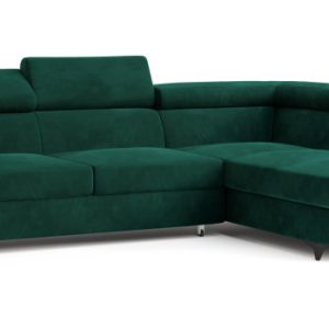 Narożnik FAVIEN R-S z funkcją spania Zielony 725963 Narożnik FAVIEN R-S z funkcją spania Zielony 725963