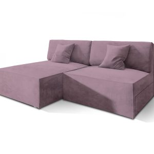 NAROŻNIK FIORO M z funkcją spania Fioletowy 650079 NAROŻNIK FIORO M z funkcją spania Fioletowy 650079