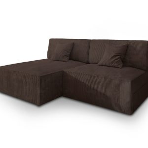 NAROŻNIK FIORO P z funkcją spania Brązowy 650192 NAROŻNIK FIORO P z funkcją spania Brązowy 650192
