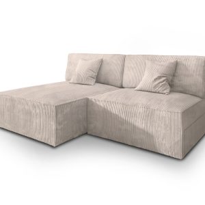 NAROŻNIK FIORO P z funkcją spania ecru 650224 NAROŻNIK FIORO P z funkcją spania ecru 650224