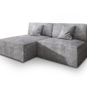 NAROŻNIK FIORO P z funkcją spania Szary 650029 NAROŻNIK FIORO P z funkcją spania Szary 650029