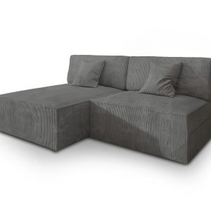 NAROŻNIK FIORO P z funkcją spania Szary 649947 NAROŻNIK FIORO P z funkcją spania Szary 649947