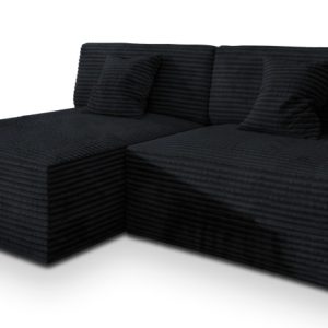 Narożnik FIORO z funkcją spania Czarny 771547 Narożnik FIORO z funkcją spania Czarny 771547