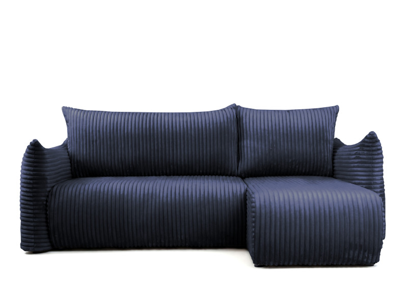 Narożnik Floti mini, do salonu, z funkcją spania, Tilia, granatowy (77) 941739
