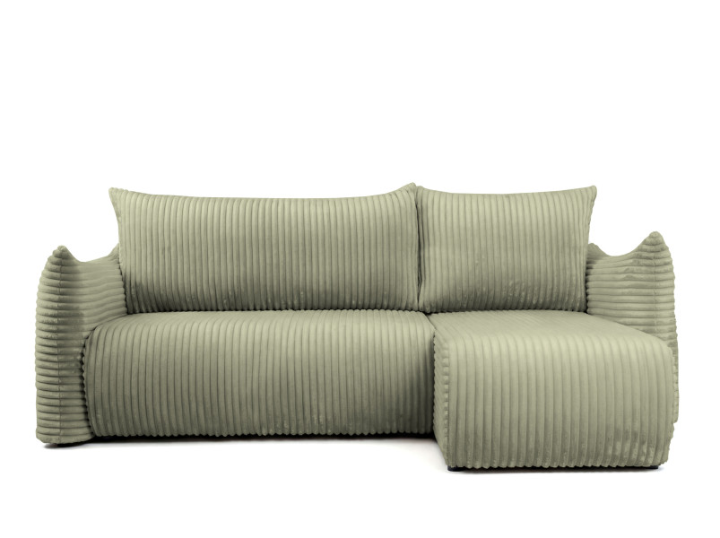 Narożnik Floti mini, do salonu, z funkcją spania, Tilia, oliwkowy (37) 941741