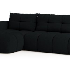 Narożnik FLUMA L-S z funkcją spania Czarny 720293 Narożnik FLUMA L-S z funkcją spania Czarny 720293